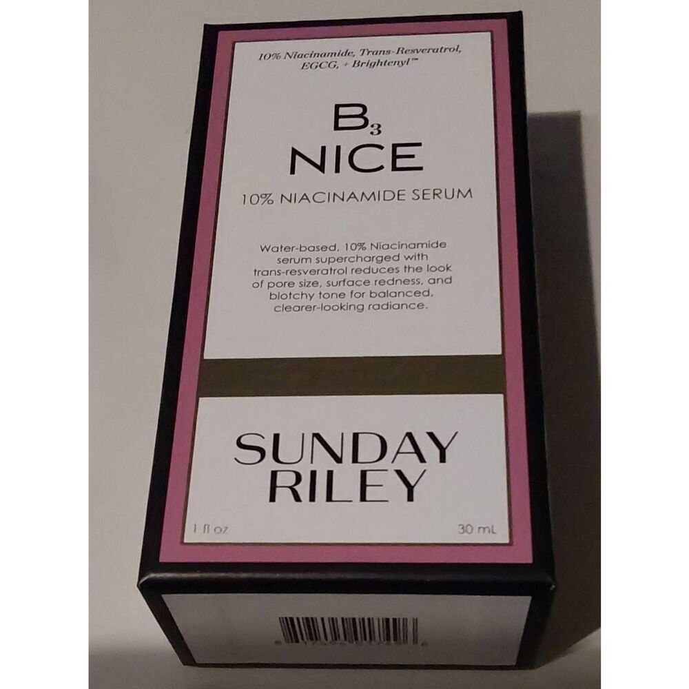BNIB~SUNDAY RILEY B3 Nice 10% Niacinamide Serum~$65 Retail